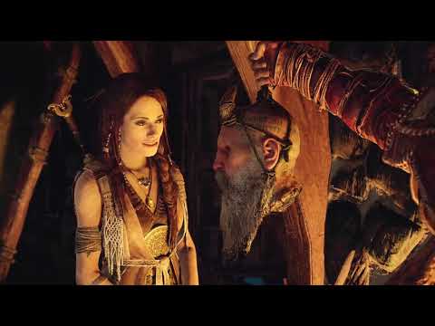 Ведьма оживляет голову Мимира. Кратос узнает, что Ведьма - это Богиня Фрейя ► God of War (2018)