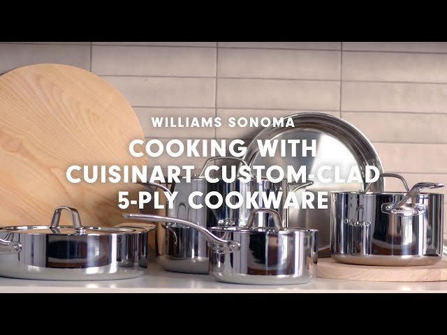 Cuisinart Custom-Clad 5-Ply Stainless Steel 10 Piece Cookware Set