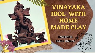 Ganesh Idol making process at Home | Eco friendly Ganesha | Ganpati Making | By My Brother