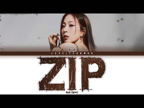 BoA (보아) – ZIP (짓) Lyrics (Color Coded Han/Rom/Eng)