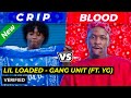 CRIP & BLOOD RAPPERS?! | LIL LOADED ft YG “Gang Unit Remix” REACTION