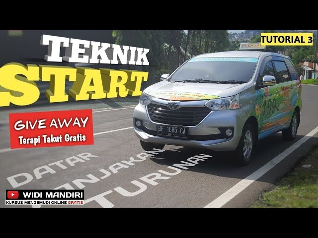 3 CARA START DI JALAN DATAR, TANJAKAN & TURUNAN | CARA BELAJAR MOBIL DARI NOL | TUTORIAL 3 class=