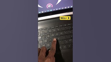 Windows shortcut (win+k) #youtubeshorts #trending #windows #shorts