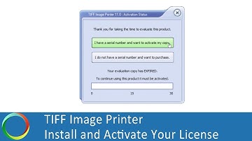 Install and Activate TIFF Image Printer License | PEERNET