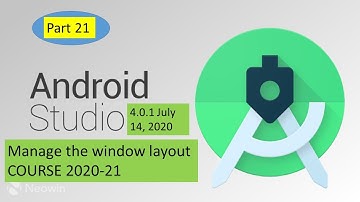 How To Manage the window layout In Android Studio|Android studio Tutorial 2020-21