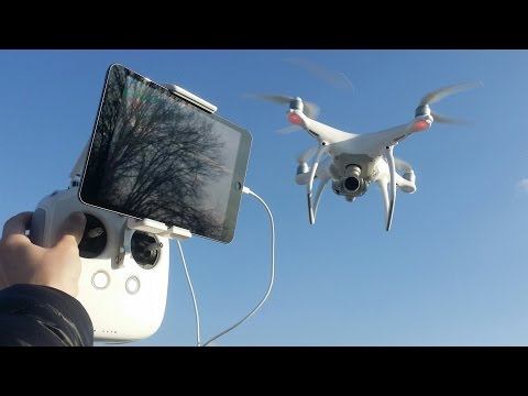 Квадрокоптер DJI Phantom 4 ... полеты, режимы, обзор