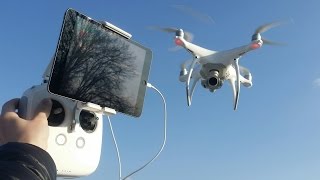 Квадрокоптер DJI Phantom 4 ... полеты, режимы, обзор(, 2016-04-03T05:14:42.000Z)