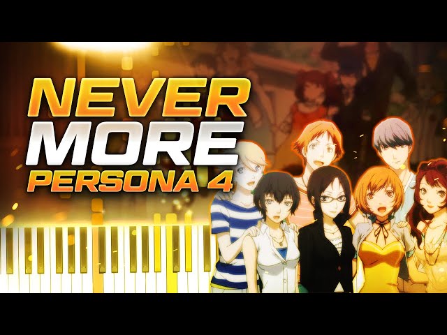 Never More - Persona 4 | Shoji Meguro // Piano Synthesia Cover & Tutorial class=