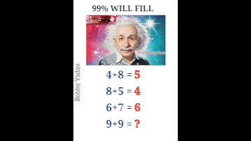 Maths Puzzles Tricks || Do you no answer? Ask your friends!| #viral #youtubeshort #shorts #bobby