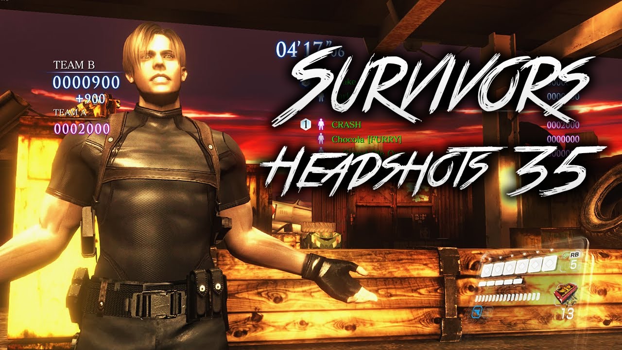 Resident Evil 6 Survivors Headshot Compilation 35 [Reuploaded] YouTube