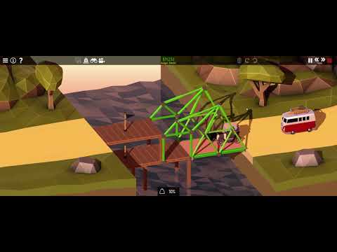 Poly Bridge 2 Serenity Valley V1 3 13 Diagonal Elevator Youtube