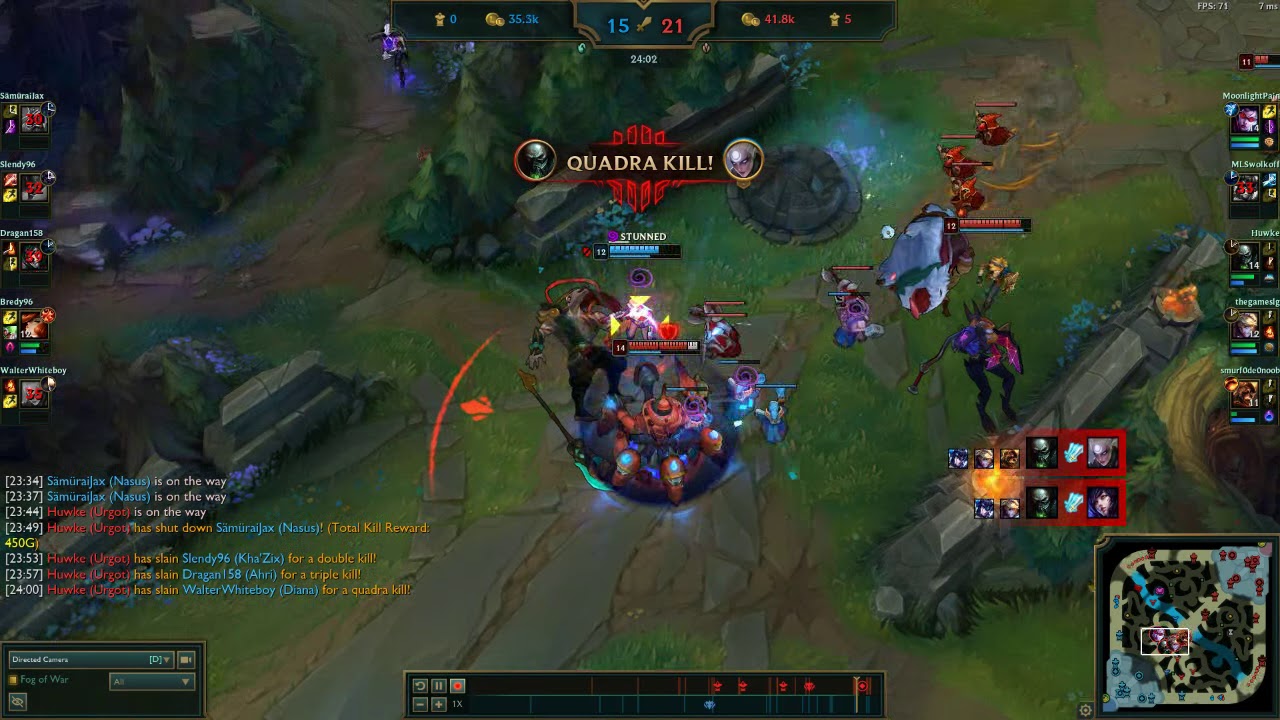 Huwke Penta Kill Urgot
