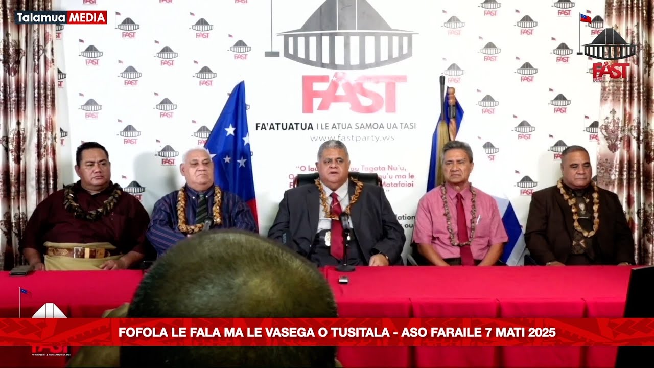 Fofola le Fala ma le Vasega o Tusitala: Aso Faraile 7 Mati 2025