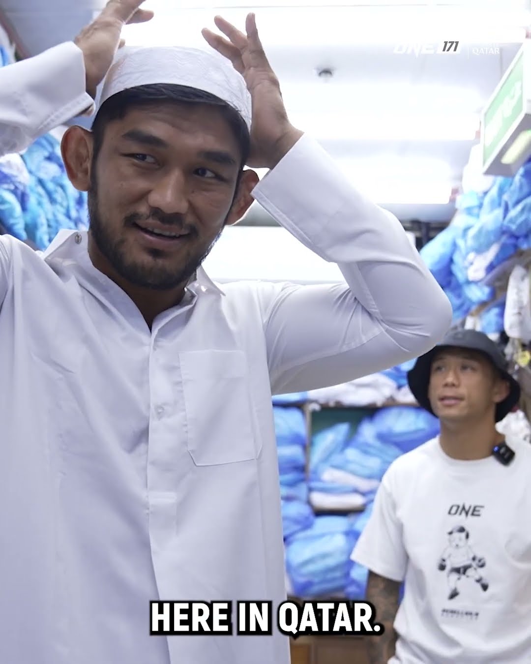 Aung La N Sang and Martin Nguyen soak in the culture in Qatar ??