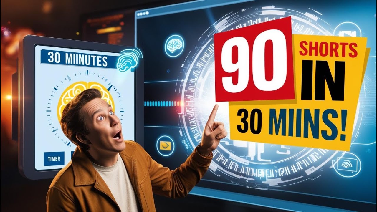 Create 90 YouTube Shorts in 30 Minutes with AI: Step-by-Step Guide ...