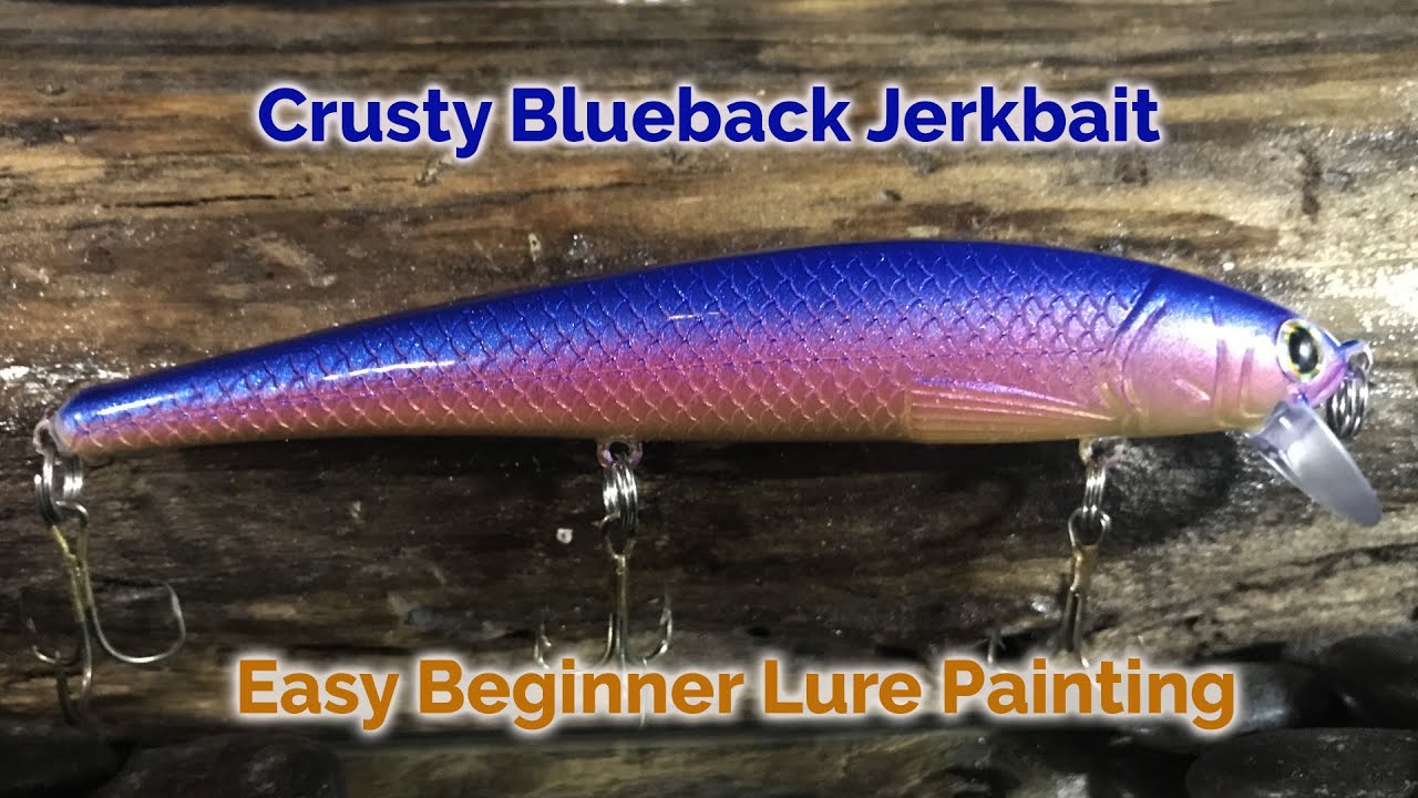 Esche Da Pesca Personalizzate Alan's Custom Lures: 7 Magnum Jerkbait - Halo Blue Mack, Topwater
