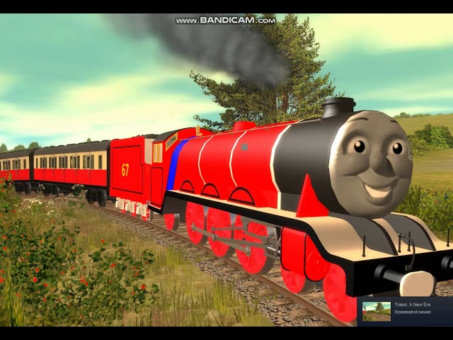 My New Johnson the red engine reskin for Trainz by