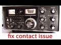 how to fix switch contact issue, very simple way, audio ham radio FT-101 Yaesu HF transceiver how to fix switch contact issue, very simple way, audio ham radio FT-101 Yaesu HF transceiver