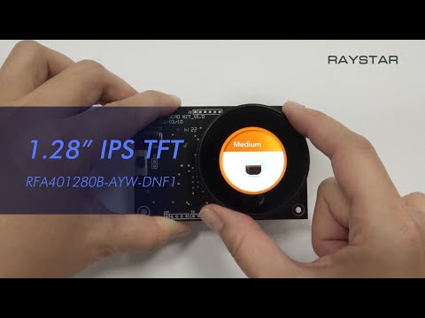 [RFA401280B-AYW-DNF1] IPS 240x240 Round TFT Display 1.28