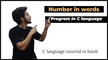 C program to print number in words || program in c.