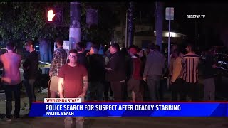 Police Search For Suspect In Fatal Pacific Beach Stabbing