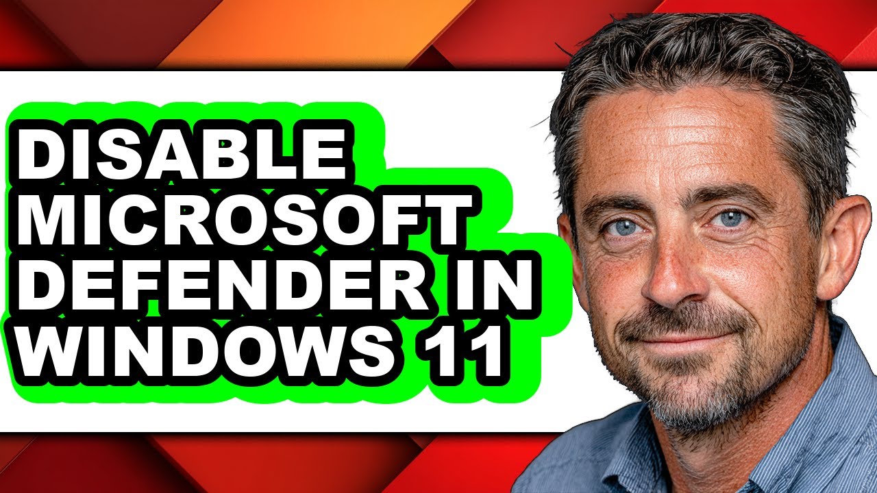 How to Disable Microsoft Defender in Windows 11 - Full Guide - YouTube