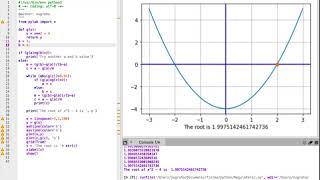 Regula Falsi Method (and It's Plot) in Python [v2]