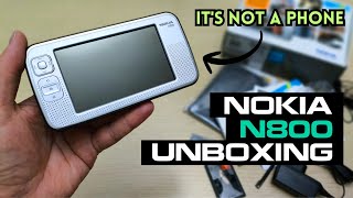 Nokia N800 Internet Tablet Unboxing 4K (RX-34) - Review - Full Pack with all accessories