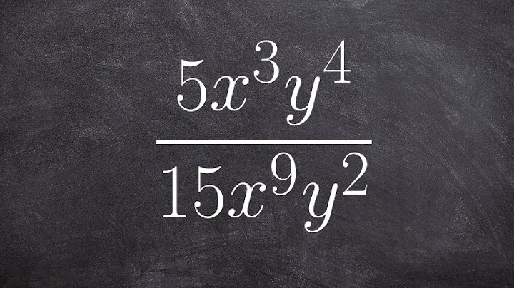 Simplify rational expression using the rules of exponents