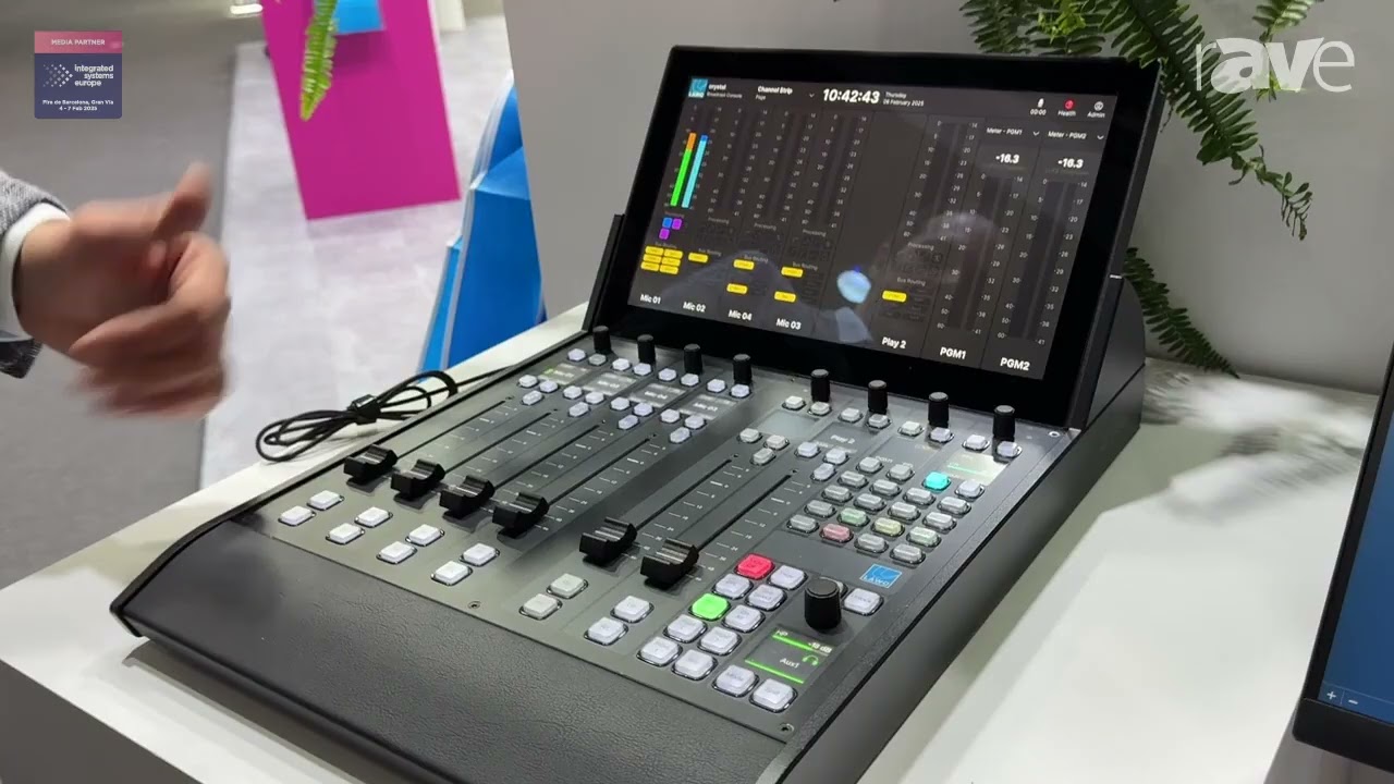 ISE 2025: LAWO Exhibits Crystal Broadcast Console and VSC Virtual Sound Cloud for Versatile Audio