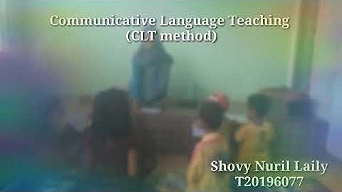 Study Simulation | Communicative Language Teaching Method || TESOL