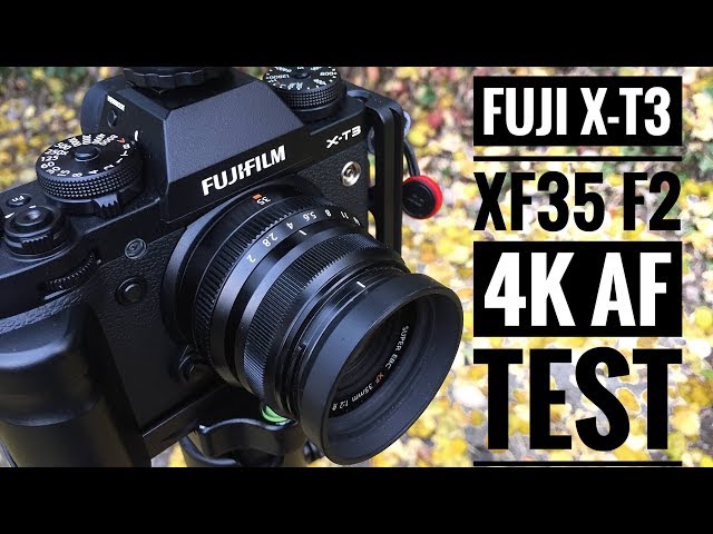 Fuji X-T3 XF35 f2 AF Video Test - YouTube