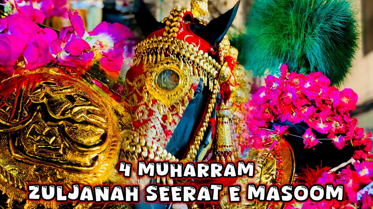 4 Muharram | Zuljanah Seerat e Masoom Badshah | Bhati Gate 2025 Lahore