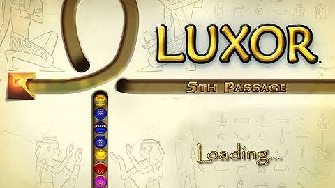 Luxor 5th Passage - Adventure Insane mode, Stage 1