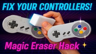 How To Remove Marker & Tough Stains From Retro Gaming Gear: The Magic Eraser!