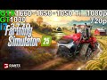 Farming Simulator 25 - GTX 1660 - GTX 1650 - GTX 1050 Ti - GT 1030 i7 3770