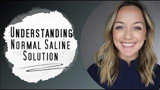 Normal Saline Solution Explained | IV therapy |