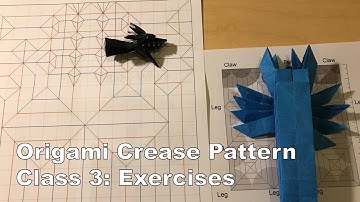 Origami Crease Pattern Class 3 (Exercises)