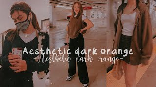 Aesthetic dark orange filter | picsart tutorial | aesthetic edit screenshot 5