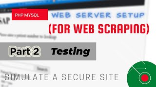 php MySQL fake webserver for Selenium | Part 2 - (LAMP on Raspberry Pi)