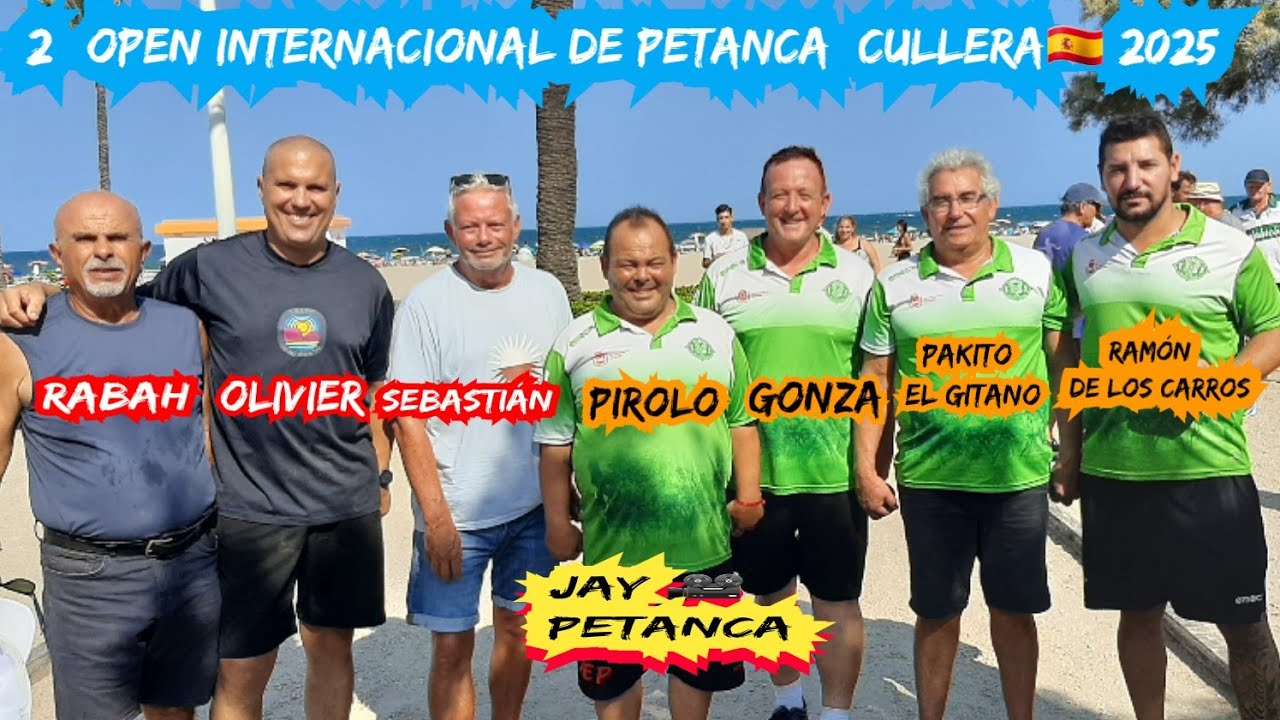 Cullera Partida Histórica de Crak, II  Open Internacional Nocturno  de Petanca   Cullera  🇪🇦 2025
