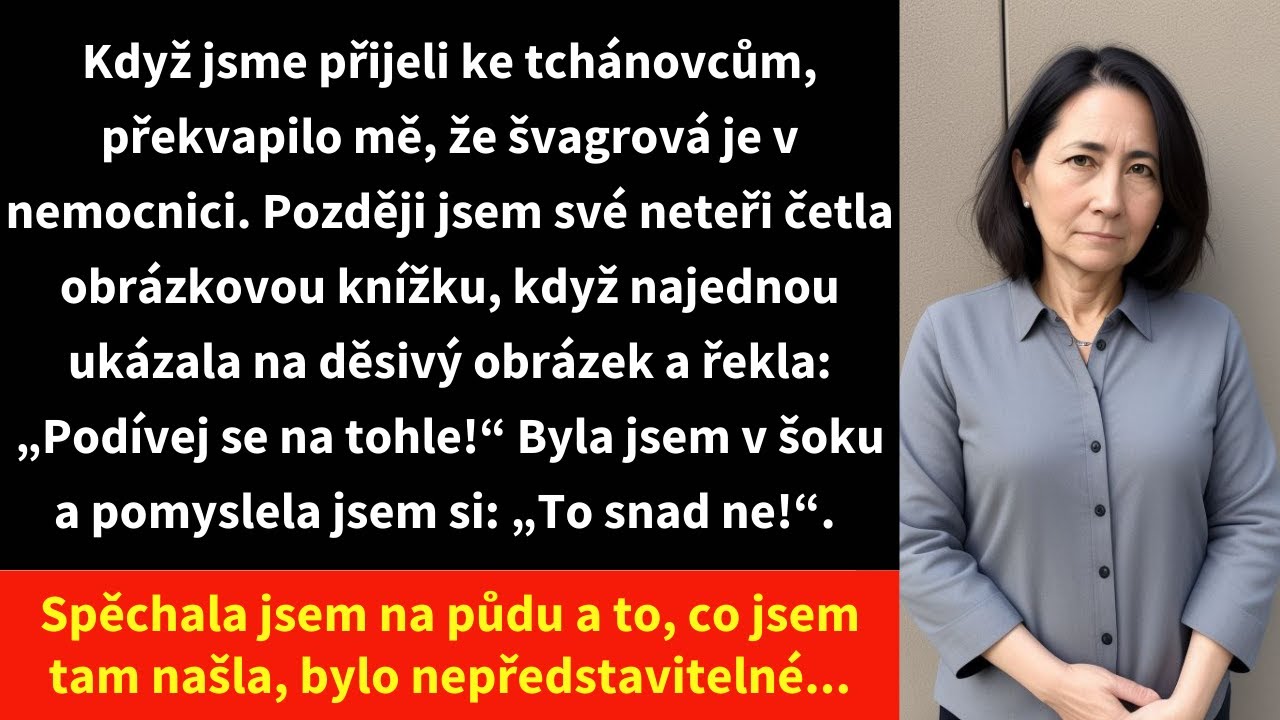 Když mi pětiletá neteř ukázala obrázek v pohádkové knížce a řekla "To je maminka", myslela jsem, že jen mluví o princezně. Ale večer jsem na půdě našla svou švagrovou, vyhublou a spoutanou,...