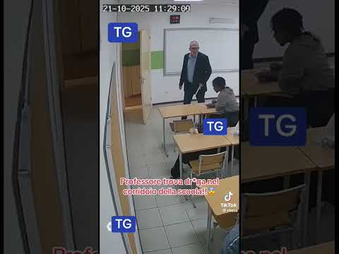 Video Professore trova della droga in classe a uno studente ? #shorts