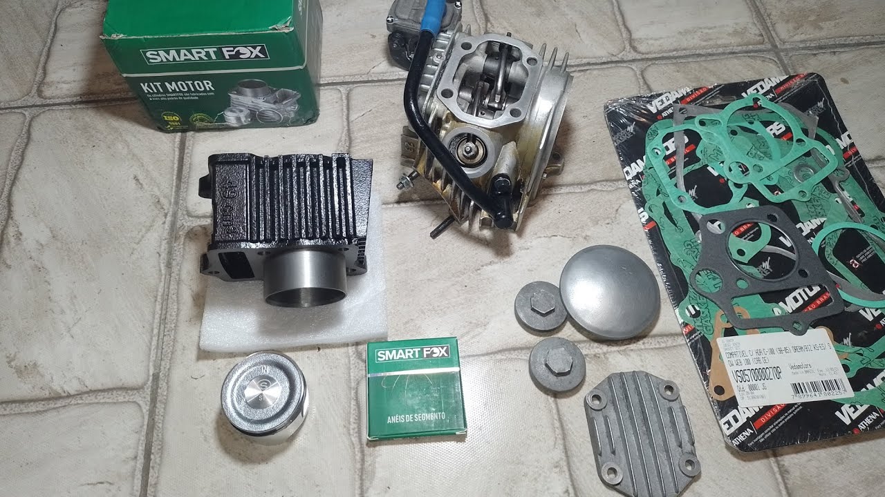 kit 90cc Dafra zig, Shineray, traxx  vídeo completo com o passo a passo da desmontagem e montagem