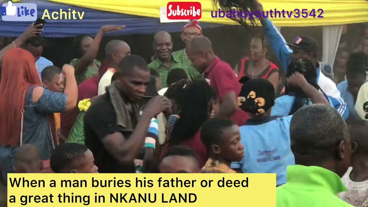 When a man buries his father in Nkanu Land