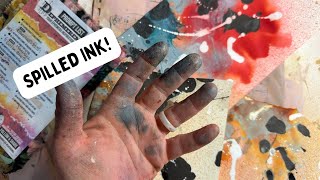 2 ways to make coin envelopes & i think i spilled the ink!🫟 #dephemerember day 29