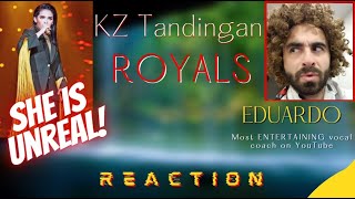 VOCAL COACH REACTS - KZ Tandingan - ROYALS