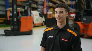 Meet Kyan our 2022 TMHA Forklift Apprentice