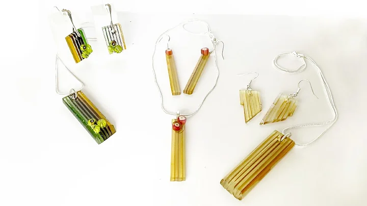 Fused Glass Layered Float Jewelry