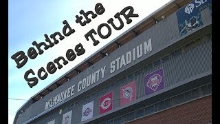 Milwaukee County Stadium Tour | Behind the Scenes | Sept. 16, 2000